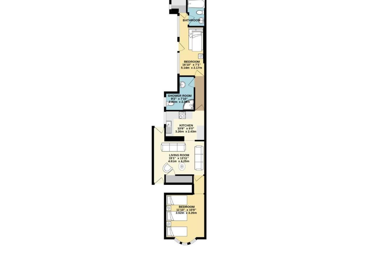 Ferienwohnung St Peters Pad By My Getaways Free Parking Hove Exterior foto